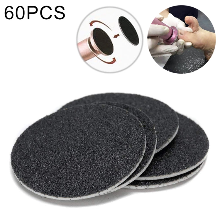 60 PCS Replacement Sandpaper Disk for Electric Foot Polisher, Specification:80 Mesh(Medium Sand) by bashfashion