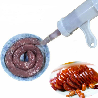 2 PCS Sausage Machine Meat Stuffer Filler Hand Operated Salami Maker by bashfashion