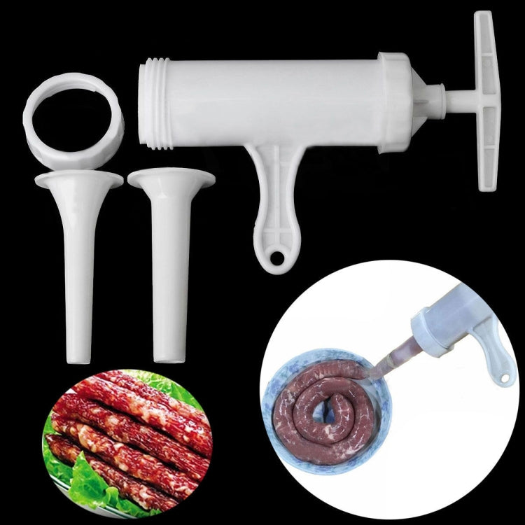 2 PCS Sausage Machine Meat Stuffer Filler Hand Operated Salami Maker by bashfashion