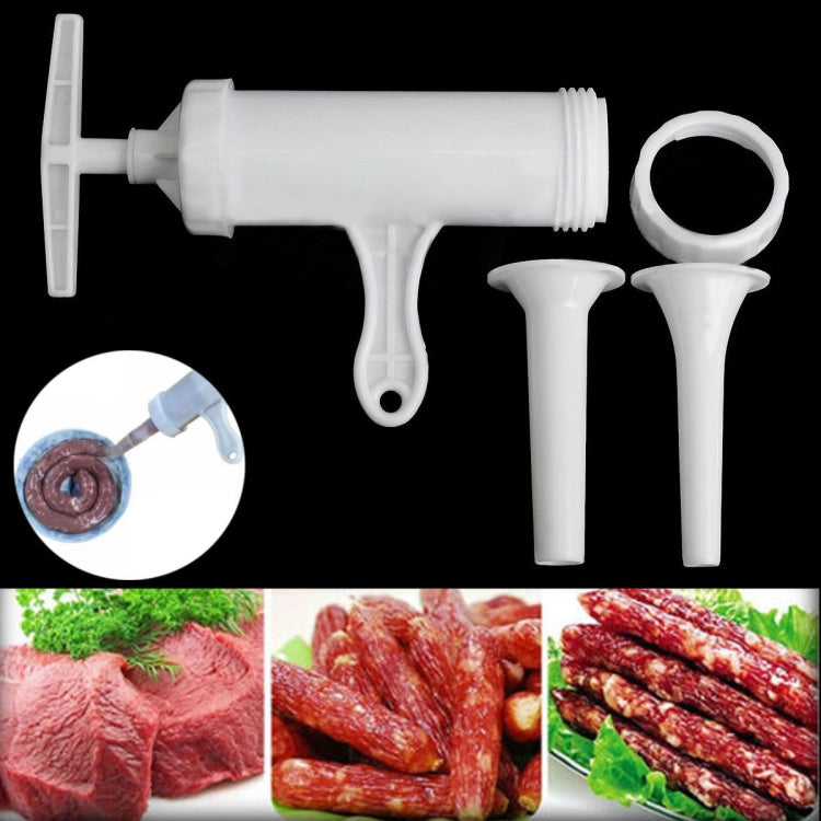 2 PCS Sausage Machine Meat Stuffer Filler Hand Operated Salami Maker by bashfashion