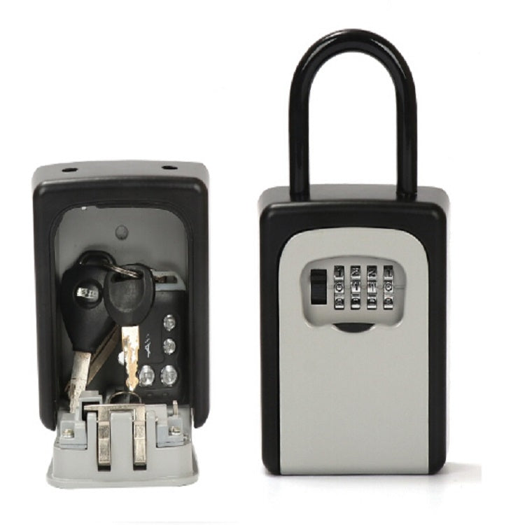 Safty Key Lock Box Combination Portable Aluminium Alloy Key Safe Box Security Key Holder Secure Box by bashfashion