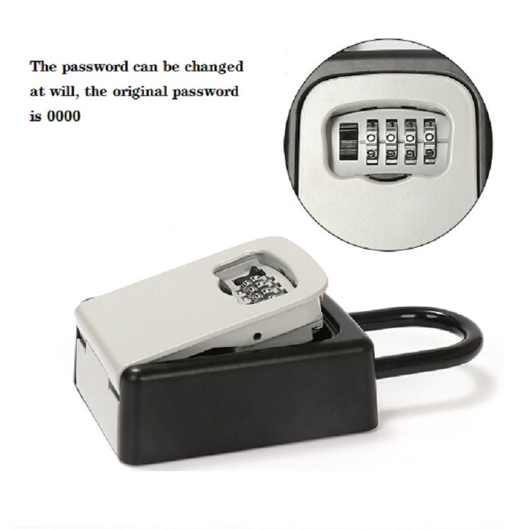 Safty Key Lock Box Combination Portable Aluminium Alloy Key Safe Box Security Key Holder Secure Box by bashfashion