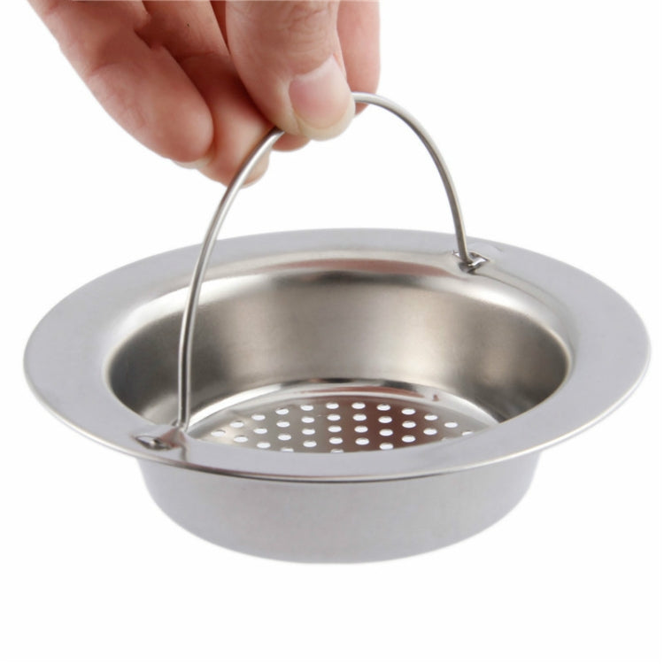 Hand-held Shower Drain Hole Filter Stainless Steel Kitchen Sink Strainer by bashfashion