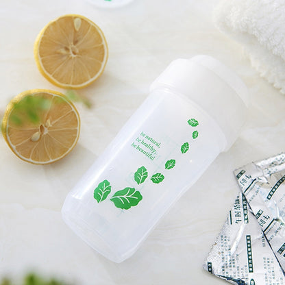 Beverage Juice Powder Shake Cup Environmentally Friendly Food Grade Plastic Cup(White) by bashfashion