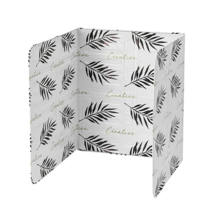 Gas Stove Aluminum Foil Oil Plate Kitchen Splash Guard High Temperature Oil Insulation Board(White) by bashfashion