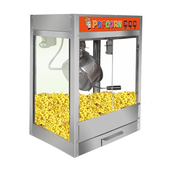 Commercial Hand-cranked Electric Popcorn Machine Popcorn Pot by bashfashion