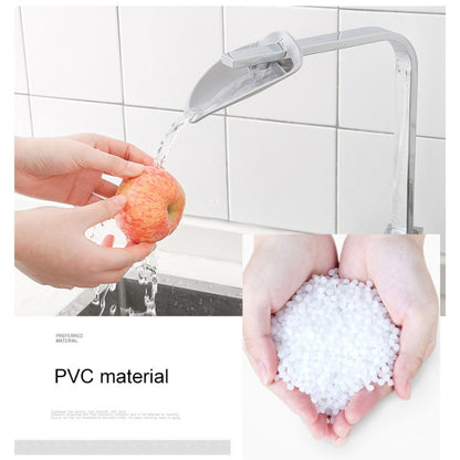Faucet Extender Solid Color Sink Handle Extension Toddler For Bathroom Children Hand Wash(Grey) by bashfashion