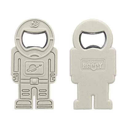 Creative Beer Bottle Opener Silicone Astronaut Shape Screwdriver(Gray) by bashfashion