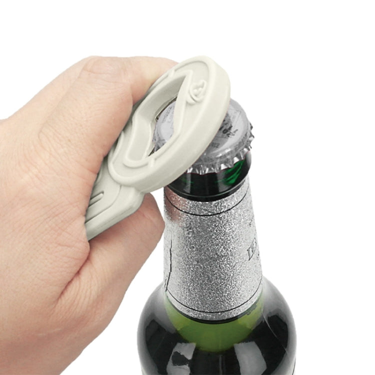 Creative Beer Bottle Opener Silicone Astronaut Shape Screwdriver(Gray) by bashfashion