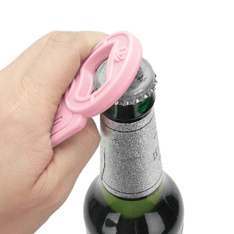 Creative Beer Bottle Opener Silicone Astronaut Shape Screwdriver(Pink) by bashfashion
