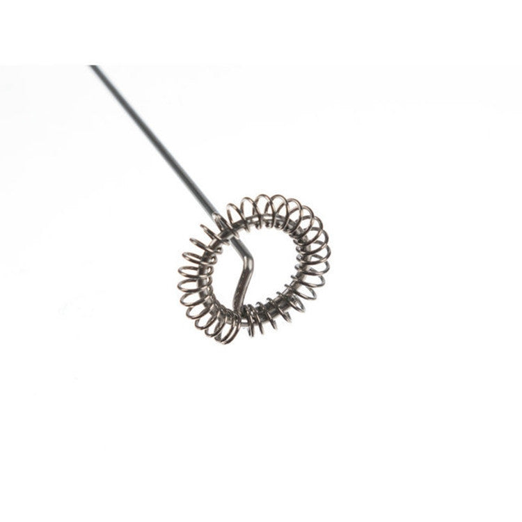 Electric Handheld Home Kitchen Egg Beater Mini Stainless Steel Egg Coffee Milk Tea Blender(Pink) by bashfashion