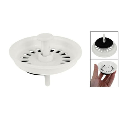 2 PCS Stopper Spin Lock Sink Drain Strainer, Material:Stainless Steel by bashfashion