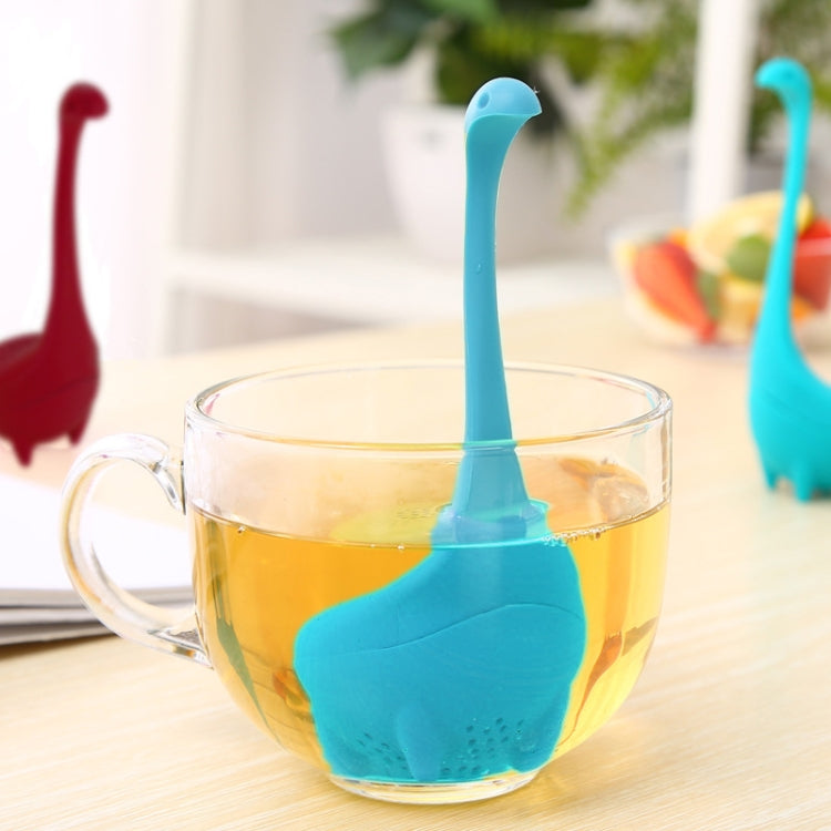 Food Grade PP Cooking Dinosaur Infuser Loch Ness Monster Shape Heat Resistance Total Tea Strainers Teaware Coffee Tools(Blue) by bashfashion