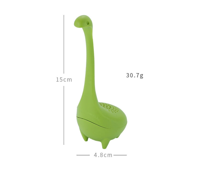 Food Grade PP Cooking Dinosaur Infuser Loch Ness Monster Shape Heat Resistance Total Tea Strainers Teaware Coffee Tools(Green) by bashfashion