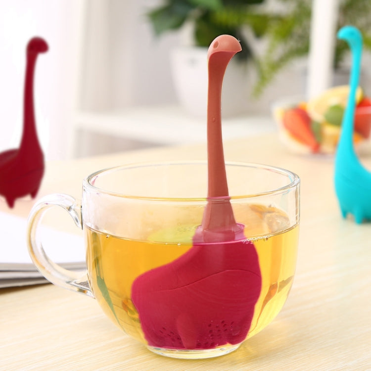 Food Grade PP Cooking Dinosaur Infuser Loch Ness Monster Shape Heat Resistance Total Tea Strainers Teaware Coffee Tools(Purple) by bashfashion