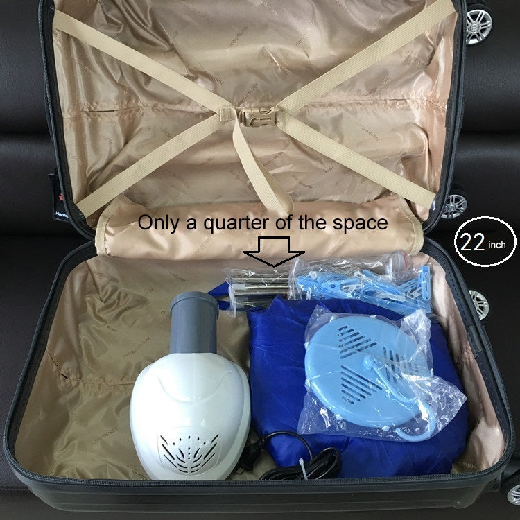 Foldable Free Installation Portable Household Mini Clothes Dryer(Blue) by bashfashion