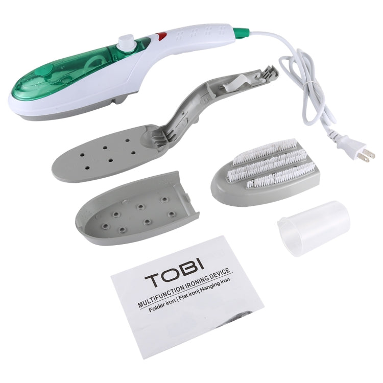 Handheld Garment Steamer Brush Portable Clothes Steam Iron, US Plug 110V(Green) by bashfashion