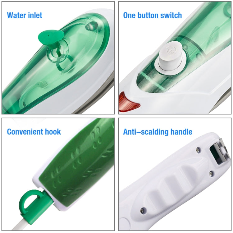 Handheld Garment Steamer Brush Portable Clothes Steam Iron, US Plug 110V(Blue) by bashfashion