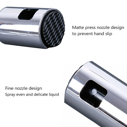 Kitchen Glass Olive Oil Spray Bottle Vinegar Oil Sprayer Seasoning Bottle(Silver) by bashfashion