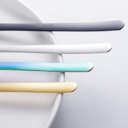 Stainless Steel Creative Cat Claw Coffee Spoon Dessert Cake Spoon, Style:Hollow Cat Claw Spoon, Color:Rose Gold by bashfashion