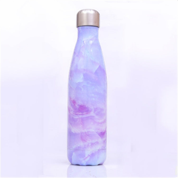 Thermal Cup Vacuum Flask Heat Water Bottle Portable Stainless Steel Sports Kettle, Capacity:500ml(Magic Purple) by bashfashion