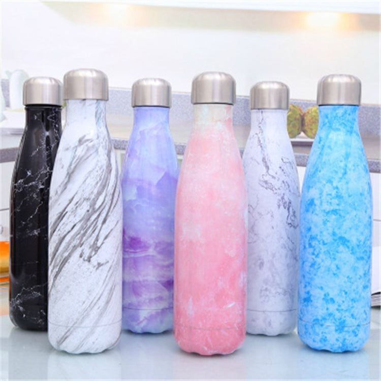 Thermal Cup Vacuum Flask Heat Water Bottle Portable Stainless Steel Sports Kettle, Capacity:500ml(Magic Purple) by bashfashion