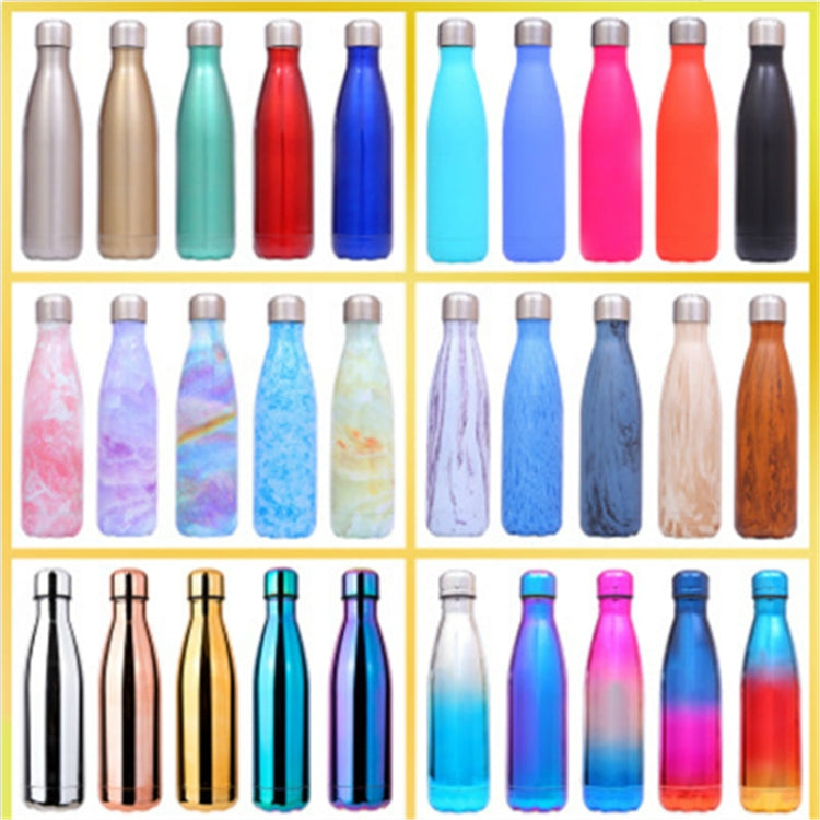 Thermal Cup Vacuum Flask Heat Water Bottle Portable Stainless Steel Sports Kettle, Capacity:500ml(Magic Purple) by bashfashion