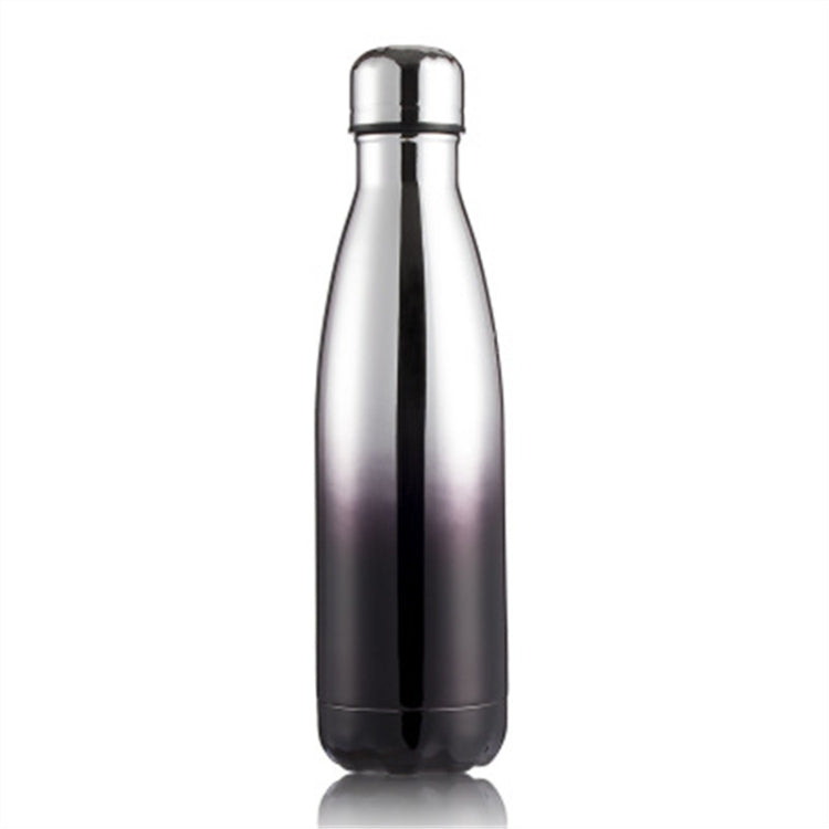 Thermal Cup Vacuum Flask Heat Water Bottle Portable Stainless Steel Sports Kettle, Capacity:500ml(White Gold Black) by bashfashion