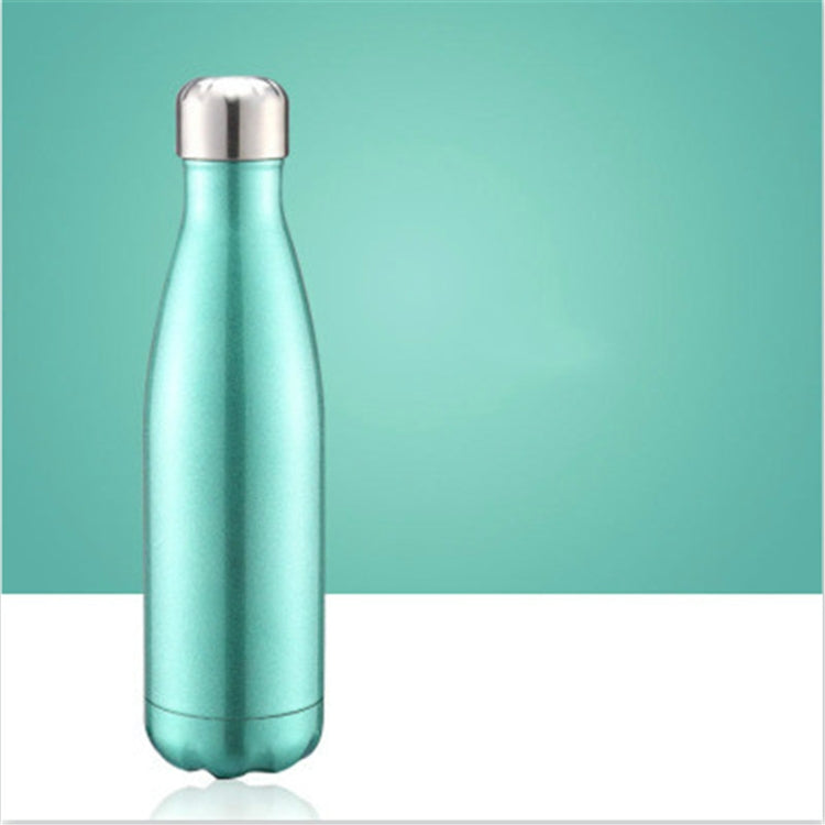 Thermal Cup Vacuum Flask Heat Water Bottle Portable Stainless Steel Sports Kettle, Capacity:500ml(Mint Green) by bashfashion