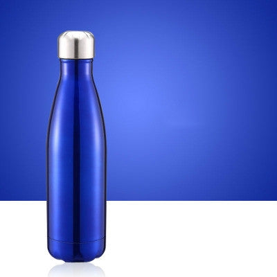 Thermal Cup Vacuum Flask Heat Water Bottle Portable Stainless Steel Sports Kettle, Capacity:500ml(Ocean Blue) by bashfashion