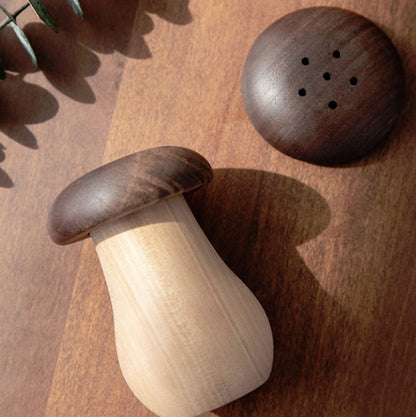 Kitchen Hotel Mushroom Shaped Wood Toothpick Box by bashfashion