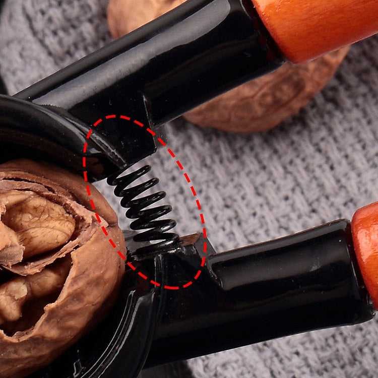 Kitchen Wood Handle Walnut Nut Peeler Sheller Clip by bashfashion