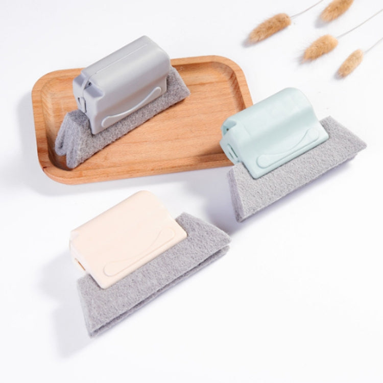 2 PCS Multipurpose Window Slot Cleaning Brush Home Cleaner Household Cleaning Tool(Blue) by bashfashion