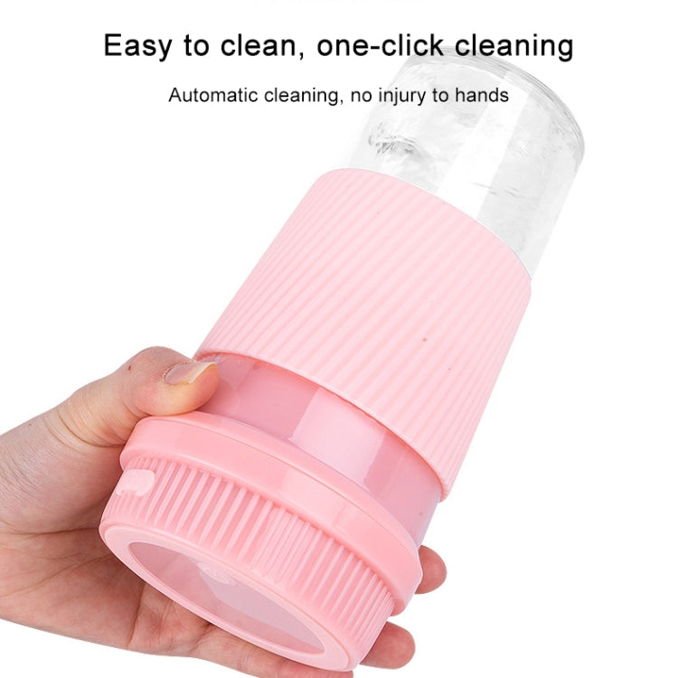 Portable USB Rechargeable Mini Household Electric Fruit Juicer(Pink) by bashfashion