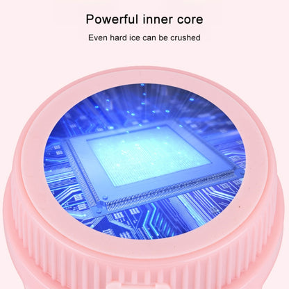 Portable USB Rechargeable Mini Household Electric Fruit Juicer(Pink) by bashfashion