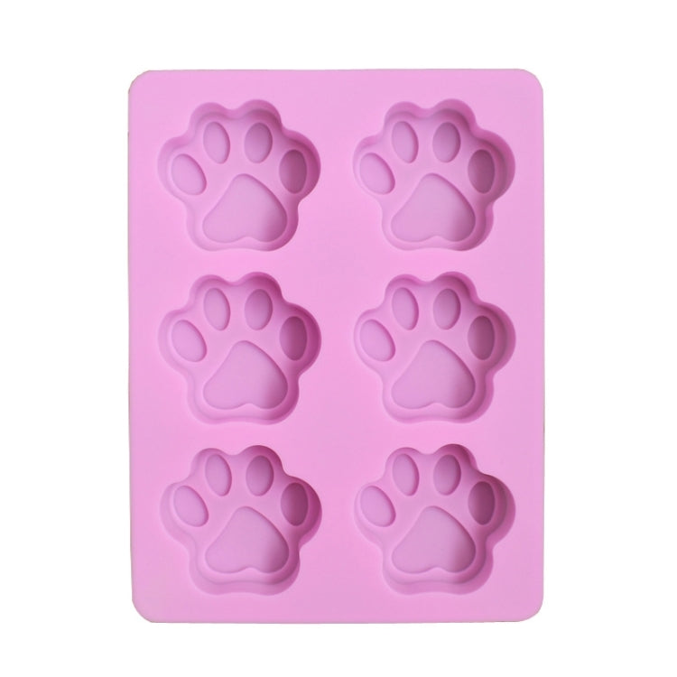 3 PCS Paw Soap Ice Cream Chocolate Cake Silicone Mold(Pink) by bashfashion