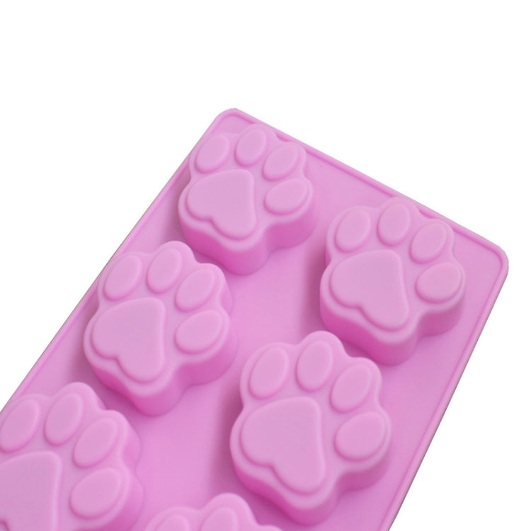3 PCS Paw Soap Ice Cream Chocolate Cake Silicone Mold(Pink) by bashfashion