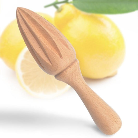 Wooden Squeezer Juicer Fruit Juice Extractor Reamer Lemon Cone Multifunctional Kitchen Tool by bashfashion