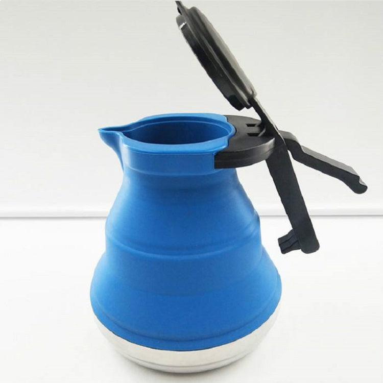 Kitchen Foldable Silicone Water Coffee Teapot(Blue) by bashfashion