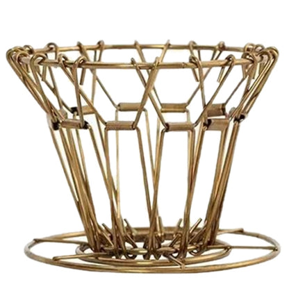 Stainless Foldable Espresso Coffee Filter Portable Reusable by bashfashion