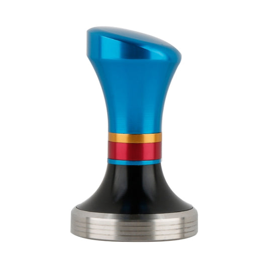 58mm CoffeeTamper Stainless Steel Coffee Powder Hammer Flat Base Powder Press(Blue) by bashfashion