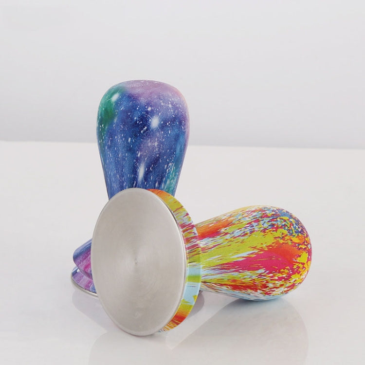 58mm Coffee Tamper Coloured Silicone Frosted Handle Coffee Hammer 304 Stainless Steel Powder Press Coffee Accessories Starry Sky by bashfashion