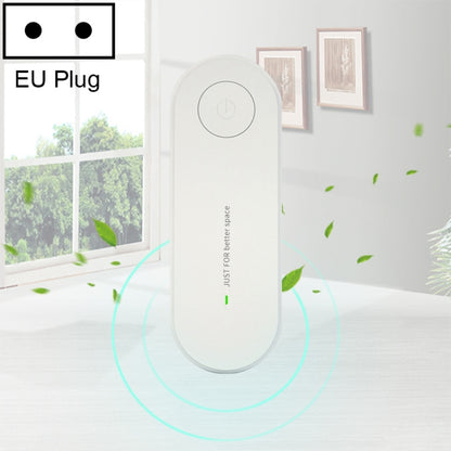 Mini Anion Air Purifier Smoke PM2.5 Remove Toilet Kitchen Air Purifier, Plug Type:EU Plug(White) by bashfashion