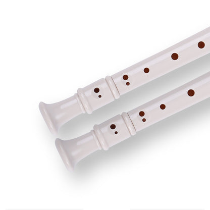5 PCS SW8 Swan 8-hole Student Children Plastic Clarinet German Treble Flute(Pink) by bashfashion