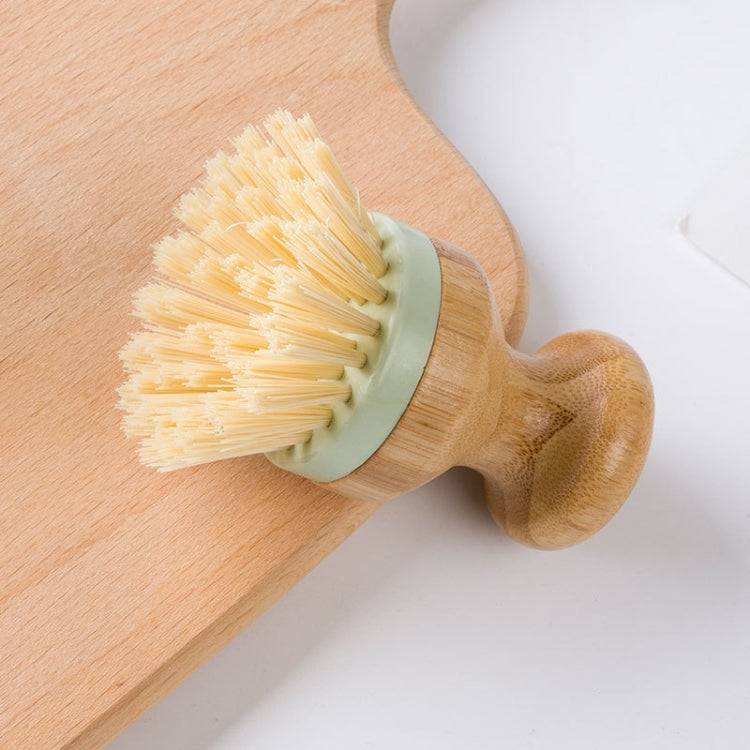 Multifunctional Tool Kitchen Cleaning Brush Wooden Handle Dish Scrubber Pot Pan Dishwasher, Material:Solid wood by bashfashion