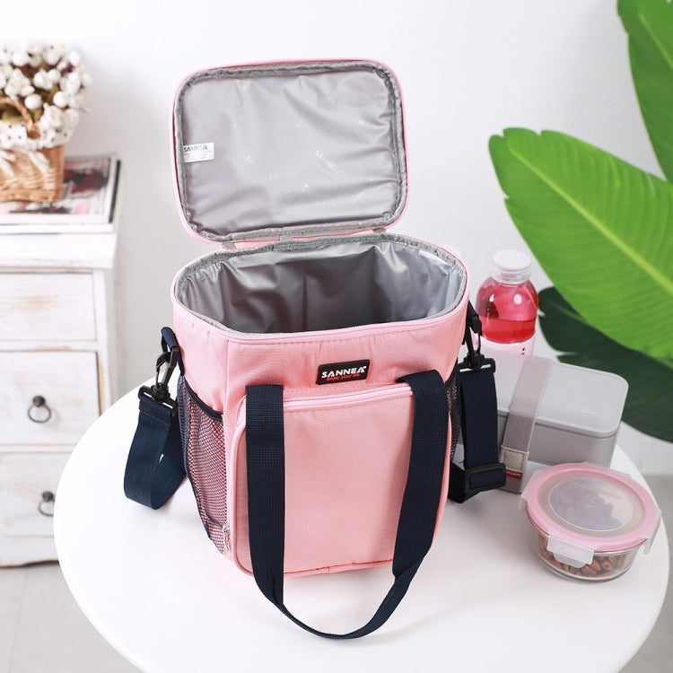 Sanne Lunch Bag Cartoon Portable Picnic Insulation Folding Lunch Bag(Red) by bashfashion