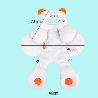 Baby Cute High Chair Stroller Seat Cushion Car Breathable Soft Car Mat, size:Small car mat by bashfashion