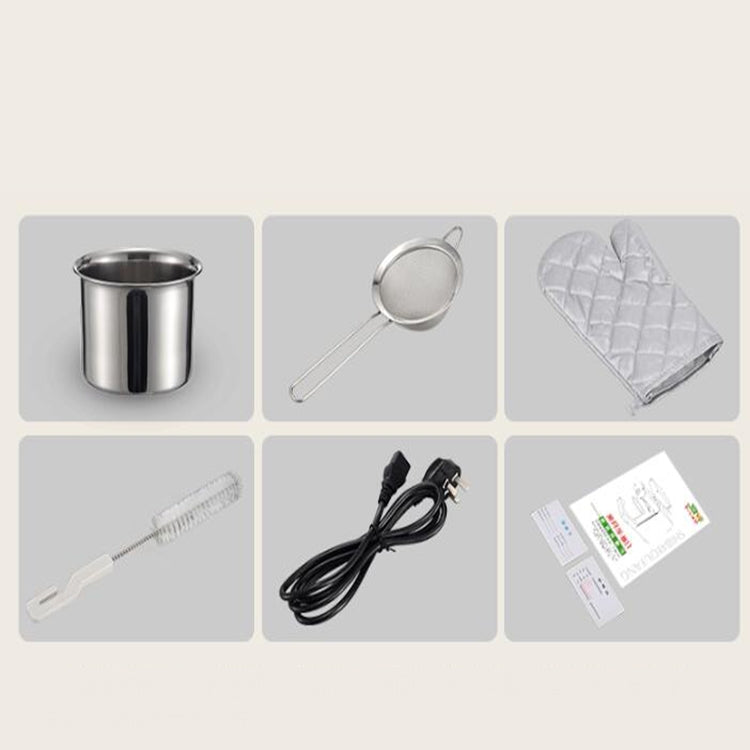 Seed Oil Press Extrator Stainless Steel Commercial Home Automatic Peanut Coconut Sesame Oil Press Machine 40x36.5x16cm, CN Plug by bashfashion