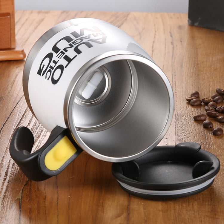 Automatic Mixing Cup Coffee Cup Portable Household Mixer(Black) by bashfashion