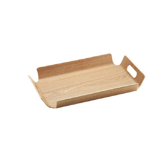 Wooden Dinner Plate Serving Plate Pastry Tray, Specification:880 Ash S by bashfashion